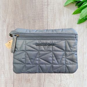 NWT Michael Kors Blue wristlet